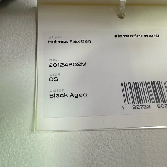 NEW Alexander Wang Heiress Flex Bag in Black Aged Crystal - Picture 10 of 12